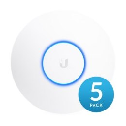 Ubiquiti | UAP-AC-HD-5Pack Punkt dostępowy Wave 2 | 802.11ac | 2.4/5.0 | 1733 Mbit/s | 10/100/1000 Mbit/s | Porty Ethernet LAN (