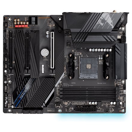 Gigabyte | X570S AORUS ELITE AX 1.1 M/B | Rodzina procesorów AMD | Gniazdo procesora AM4 | DDR4 DIMM | Gniazda pamięci 4 | Obsłu