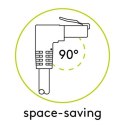 Goobay | CAT 6 | Kabel krosowy | Skrętka nieekranowana (UTP) | Męski | RJ-45 | Męski | RJ-45 | Czarny | 2 m