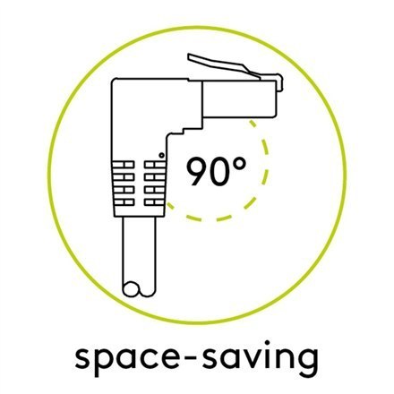 Goobay | CAT 6 | Kabel krosowy | Skrętka nieekranowana (UTP) | Męski | RJ-45 | Męski | RJ-45 | Czarny | 2 m