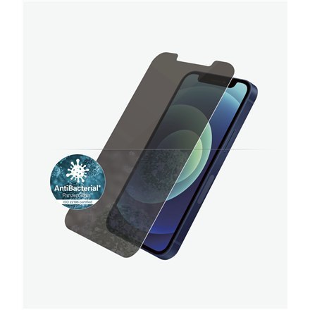 PanzerGlass | Ochraniacz ekranu - szkło - z filtrem prywatności | Apple iPhone 12 mini | Szkło hartowane | Czarny | Przezroczyst