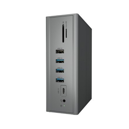 Raidsonic | Icy Box | IB-DK2262AC DockingStation | Stacja dokująca | Porty Ethernet LAN (RJ-45) 1 | Porty VGA (D-Sub) 1 | Porty 