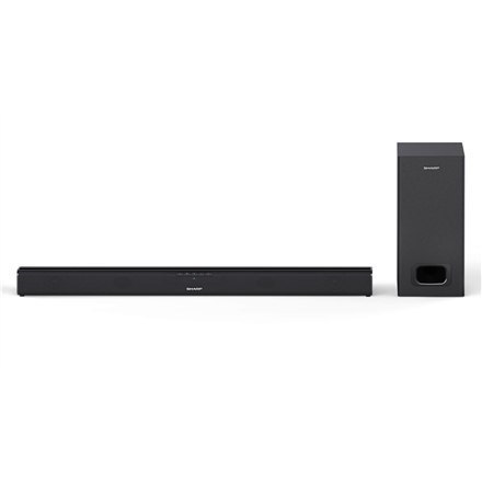 Sharp | HT-SBW110 2.1 Slim Soundbar | Wejście AUX | Bluetooth | Czarny | W | Nie | Połączenie bezprzewodowe