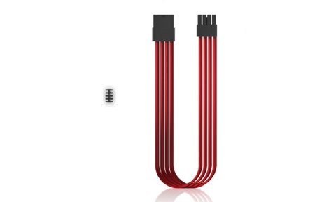 Deepcool | Przedłużacz zasilacza | DP-EC300-PCI-E-RD | Czerwony | 345 x 26 x 17 mm