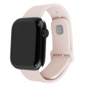 Stały | Sportowy zestaw pasków do Apple Watch 42/44/45 mm | 170-235 mm | Różowy | Silikonowy