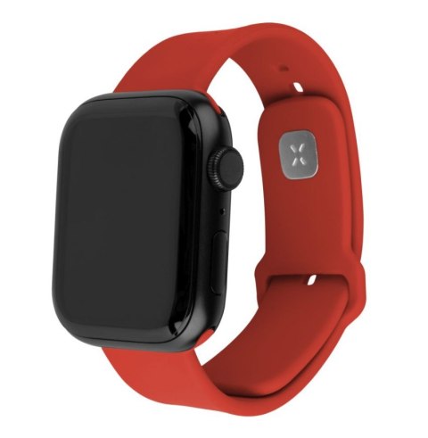 Fixed | Sportowy zestaw pasków do Apple Watch 42/44/45 mm | 170-235 mm | Czerwony | Silikonowy