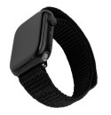 Stały | Sportowy pasek do Apple Watch 42/44/45mm | 160-210 mm | Czarny | Nylon