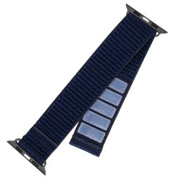Stały | Sportowy pasek do Apple Watch 42/44/45mm | 160-210 mm | Ciemnoniebieski | Nylon