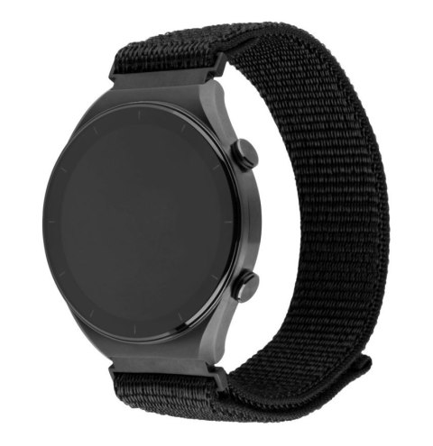 Fixed | Sportowy pasek z szybkozłączką 20 mm do smartwatcha | 160-210 mm | Czarny | Nylon