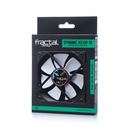 Fractal Design Dynamic X2 GP-12 White Fractal Design | Dynamic X2 GP-12 | Białe ostrza, czarna ramka