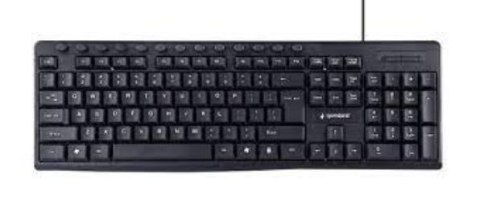 Gembird | Klawiatura multimedialna | KB-UM-107 | Multimedialna | Przewodowa | US | Czarna | g