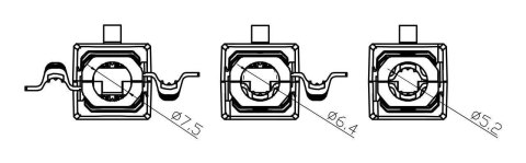 Goobay 59227 Tool-free RJ45 network connector CAT 6A UTP unshielded Goobay