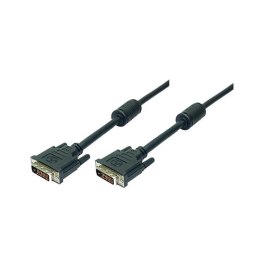 Logilink | Kabel DVI | Męski | 24+1 pin cyfrowy DVI | Męski | 24+1 pin cyfrowy DVI | 2 m | Czarny