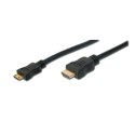 Logilink | High Speed with Ethernet | Męski | 19 pin mini HDMI typ C | Męski | 19 pin HDMI typ A | 2 m
