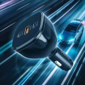 Ładowarka samochodowa 160W 2x USB-C PD 3.1 1x USB-A - czarna