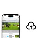 Kamera solarna inteligentna PTZ 4G LTE z panelem słonecznym 5W ASC006-4G - biała