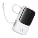 Power bank 10000mAh Qpow Pro+ 22.5W USB-C - biały