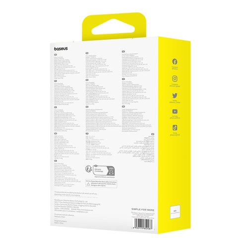 Power bank 10000mAh Qpow Pro+ 22.5W USB-C - biały