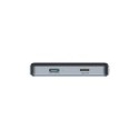 Powerbank Pro 10000mAh ultracienki magnetyczny PD 20W USB-C Lightning - szary