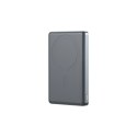 Powerbank Pro 10000mAh ultracienki magnetyczny PD 20W USB-C Lightning - szary