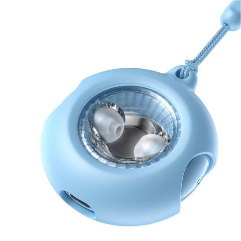 Słuchawki bezprzewodowe TWS Bluetooth 5.3 LightAura VocalSound - niebieskie