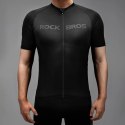 Koszulka rowerowa rozpinana z krótkim rękawem L - czarna