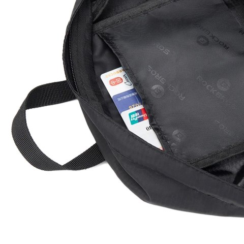 Plecak sportowy wodoodporny składany 46.5x38cm 18l - czarny