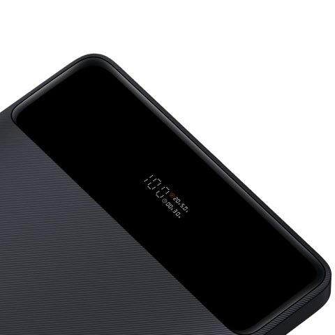 Powerbank 20000 mAh 2x USB-A 2x USB-C 100W + kabel USB-C - czarny