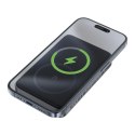 Powerbank magnetyczny 10000mAh indukcyjny 2x USB-C PD 30W + kabel USB-C - czarny