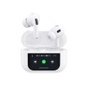 Słuchawki U19 douszne TWS bezprzewodowe Bluetooth 5.3 z wyświetlaczem LED - białe