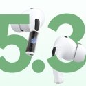 Słuchawki U19 douszne TWS bezprzewodowe Bluetooth 5.3 z wyświetlaczem LED - białe
