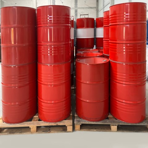 Beczka stalowa metalowa TH 216.5L z rowkami korki 3/4 i 2 w wieku - MIX KOLORÓW