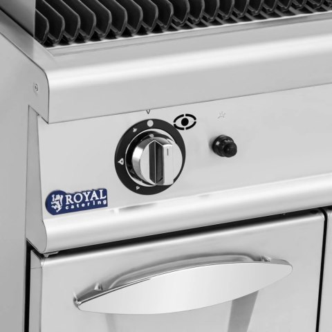 Grill lawowy na gaz propan / LPG / ziemny 2 x 8 kW 50-460 C