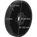 Matryca do peleciarki WIE-PM-1500 WIE-PM-500 śr. 120 otwory 2.5 mm