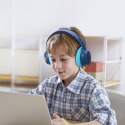 Słuchawki bezprzewodowe ANC KH03 dla dzieci bezpieczne z kontrolą głośności - niebieskie