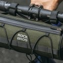 Torba rowerowa mocowana na kierownicę ramę pod siodełko 2l - zielona