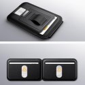 Portfel na karty Magnetic Wallet MagSafe z podstawką i uchwytem na palec - czarny
