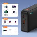 Powerbank 20000mAh Airpow 20W z kablem USB-A - USB-C 50cm - czarny
