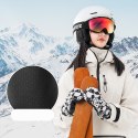 Rękawiczki narciarskie dziecięce bez palców Panda Heat rozmiar S - czarne/białe