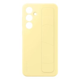Etui case Samsung Standing Grip Case z uchwytem i podstawką do Galaxy S24 FE - żółte