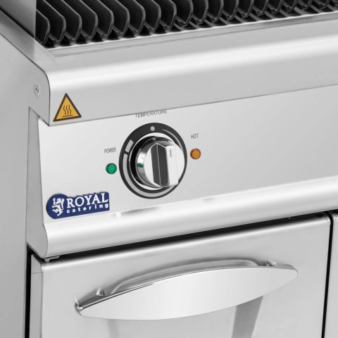 Grill lawowy elektryczny z kamieniami 50-300C 8.1 kW 400 V