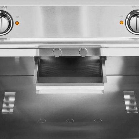 Grill lawowy elektryczny z kamieniami 50-300C 8.1 kW 400 V