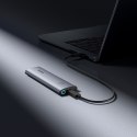 Kieszeń na dysk SSD do 8 TB FlyJoy M.2 NVMe 10 Gb/s UASP TRIM - szara
