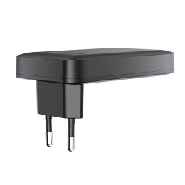 Ładowarka sieciowa płaska 65W GaN 2 USB-C USB-A ultra cienka - czarna
