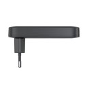 Ładowarka sieciowa płaska 65W GaN 2 USB-C USB-A ultra cienka - czarna