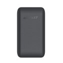 Ładowarka sieciowa płaska 65W GaN 2 USB-C USB-A ultra cienka - czarna