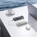 Powerbank Free2Pull 10000mAh 30W z portem USB-C i rozwijanym kablem USB-C - szary