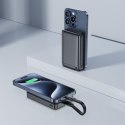 Powerbank magnetyczny 10000mAh 30W Qi2 z MagSafe - czarny