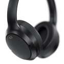 Słuchawki nauszne H6 ANC bezprzewodowe Bluetooth 5.3 IPX4 - czarne