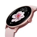 Smartwatch Classis Series JR-FC1 z funkcją odbierania połączeń IP68 - różowy